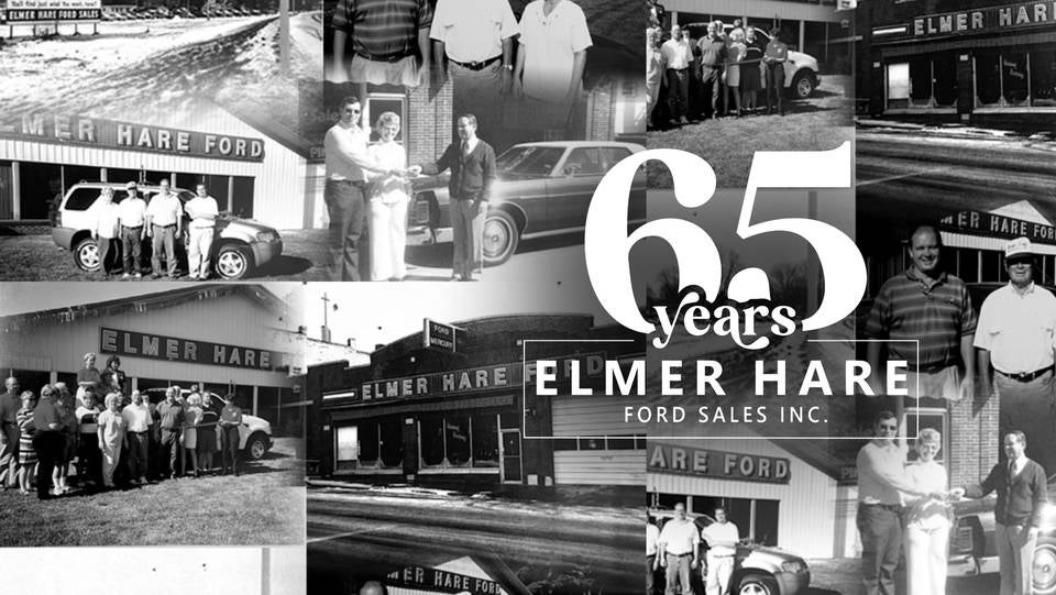 Collection of historical photos from Elmer Hare Auto Group